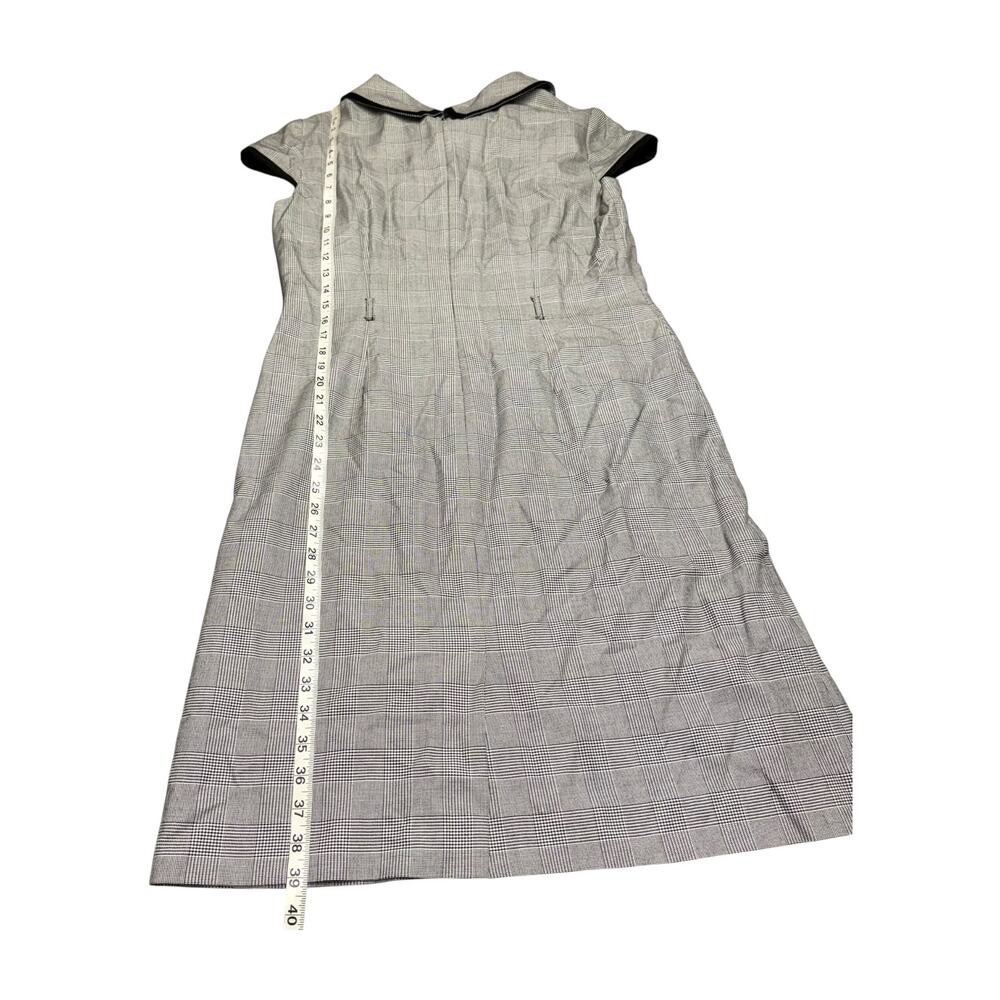Tahari Arthur S Levine Plaid Dress Size 10 - Picture 6 of 10